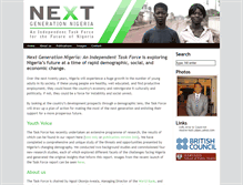Tablet Screenshot of nextgenerationnigeria.org